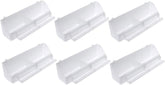 Bird Feeder for Cage : 6Pcs Hanging Bird Feeder Cups with Perch Plastic Parakeet Food Bowl for Parrots Cockatiel, 8.27X2.56X1.97 Inch