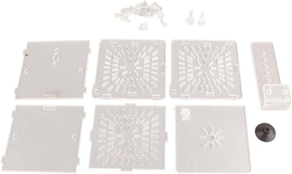 Fish Separation Breeder Box, Acrylic Transparent Fish Breeding Isolation Box Aquarium Hatchery Incubator Holder(A-10X10X10Cm)