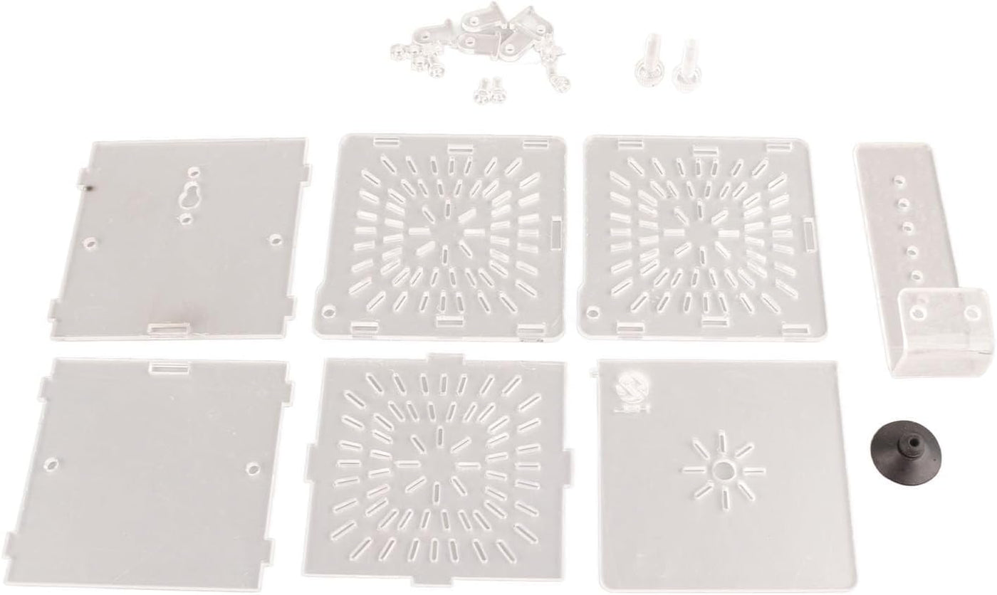 Fish Separation Breeder Box, Acrylic Transparent Fish Breeding Isolation Box Aquarium Hatchery Incubator Holder(A-10X10X10Cm)