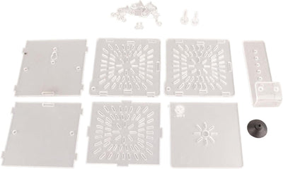 Fish Separation Breeder Box, Acrylic Transparent Fish Breeding Isolation Box Aquarium Hatchery Incubator Holder(A-10X10X10Cm)