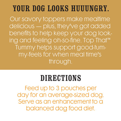 "" Top That Boost, Dog Food Topper, Meal Enhancer, 12 Pack