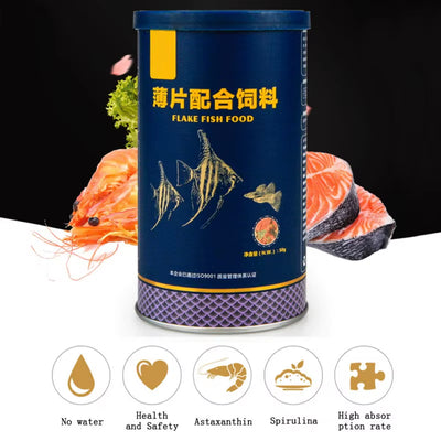 250Ml Highly Nutritious Fish Feed Color Enhancing Fish Food for Goldfish All Aquarium Tropical Fish Grow Fast Healthy Fish Food