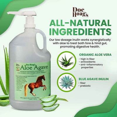 Aloe-Agave Supplement for Horses and Other Large Animals by Doc Hoag'S