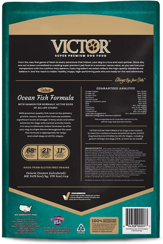 Super Premium Dog Food – Select - Ocean Fish Formula – Gluten Free Dry Dog Food for All Normally Active Dogs of All Life Stages, 5Lbs