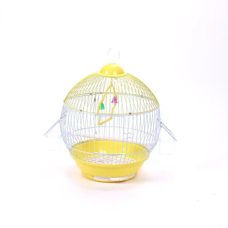 Mini Spherical Shapebirdcage Standing Ornamental Birdcage Easy to Clean Breeding Bird Flight Cage Home Crate Parrot Nest