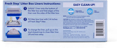 Drawstring Litter Box Liners Unscented, Jumbo Size, 36" X 19" - 7 Count