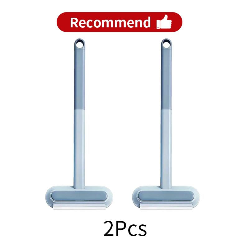 2Pcs Pet Hair Removal Brush, 4 In1 Cat and Dog Hair Removal for Couch with Extra Long Handle, 17-Inch, Cat Fur Removal Tool for Furniture, Carpet, Clothes, Bedding, Tile, Hardwood Floor