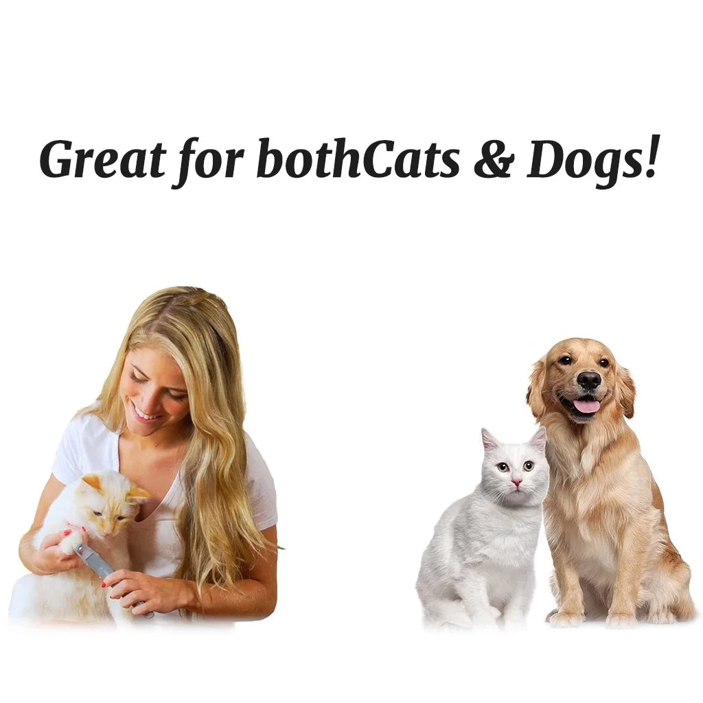 LED Light Pet Nail Clipper Sharp Blades for Large Small Dog Cat Nail Trimmers