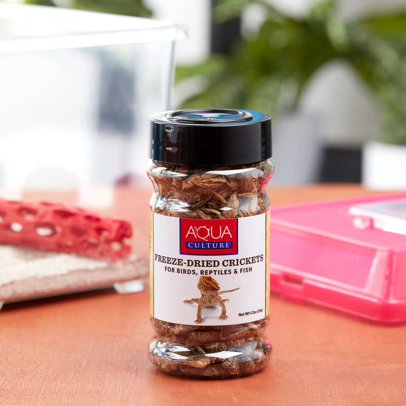 Freeze-Dried Crickets for Birds, Reptiles & Fish, 1.2 Oz