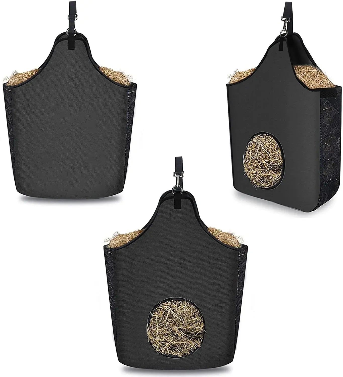 Hay Bag for Horse Pouch Oxford Feeding Waterproof Animals Feeder Hay Sheep Horse Accessories Equestrian Equipment Farm Supplies