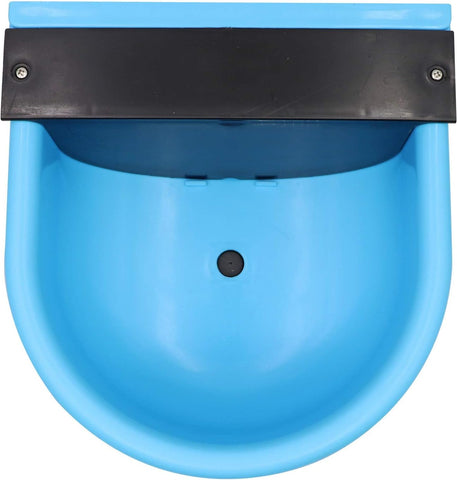 Automatic Waterer Bowl Large Live Stock Waterer Automatic Water Feeder Trough Bowl Dispenser Waterer Livestock Drinking Bowl for Cat Sheep Dog Horse Farm Supplies (Light Blue)