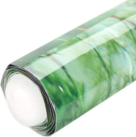 Aquarium Background Fish Decorations Pictures PVC Adhesive Poster Water Grass Backdrop Decoration Paper Cling Decals Sticker(61 * 30Cm)