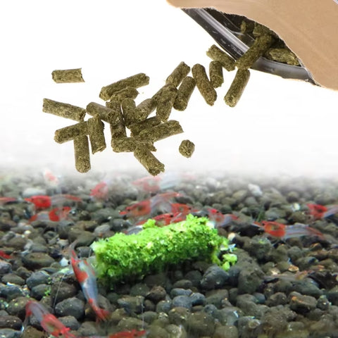 35G Crystal Red Shrimp Food Natural Spinach Mixed Ingredient Aquarium Fish Tank Fish Food