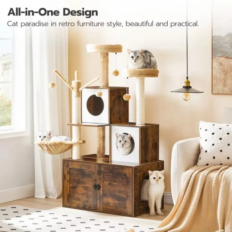 #C Cat House Furniture, Cat Tower for Indoor Cat
