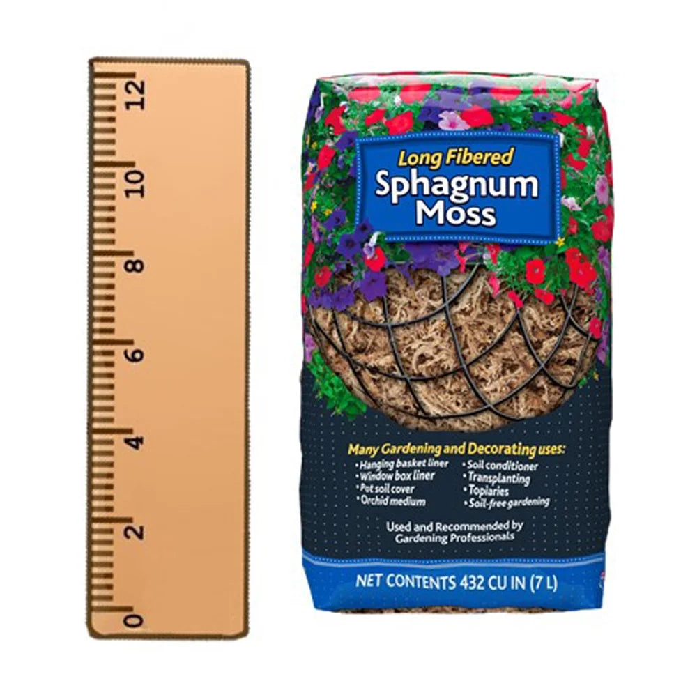 Mosser Lee Mosser Lee ML0110 Organic Sphagnum Moss, 432 Cubic Inch