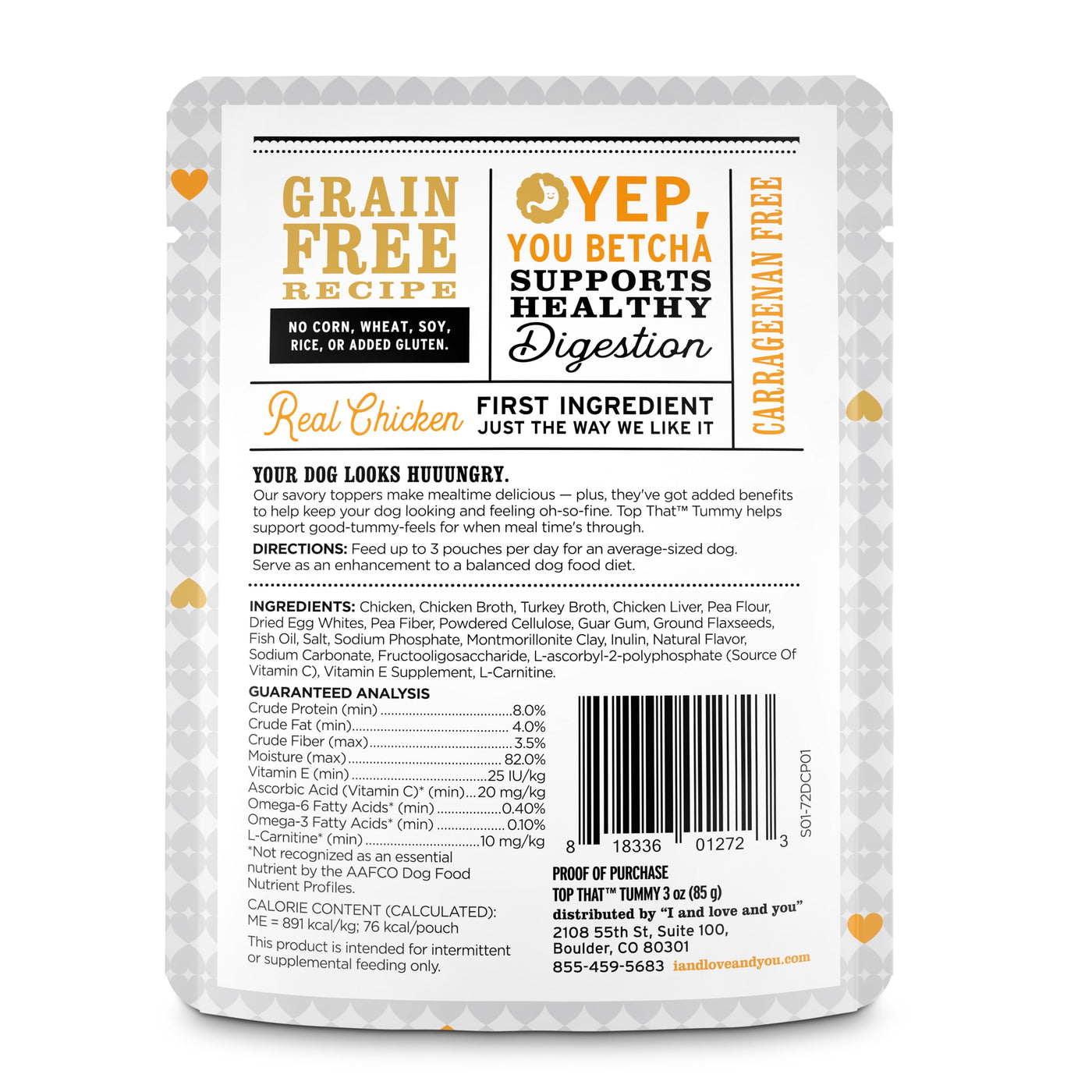 "" Top That Boost, Dog Food Topper, Meal Enhancer, 12 Pack