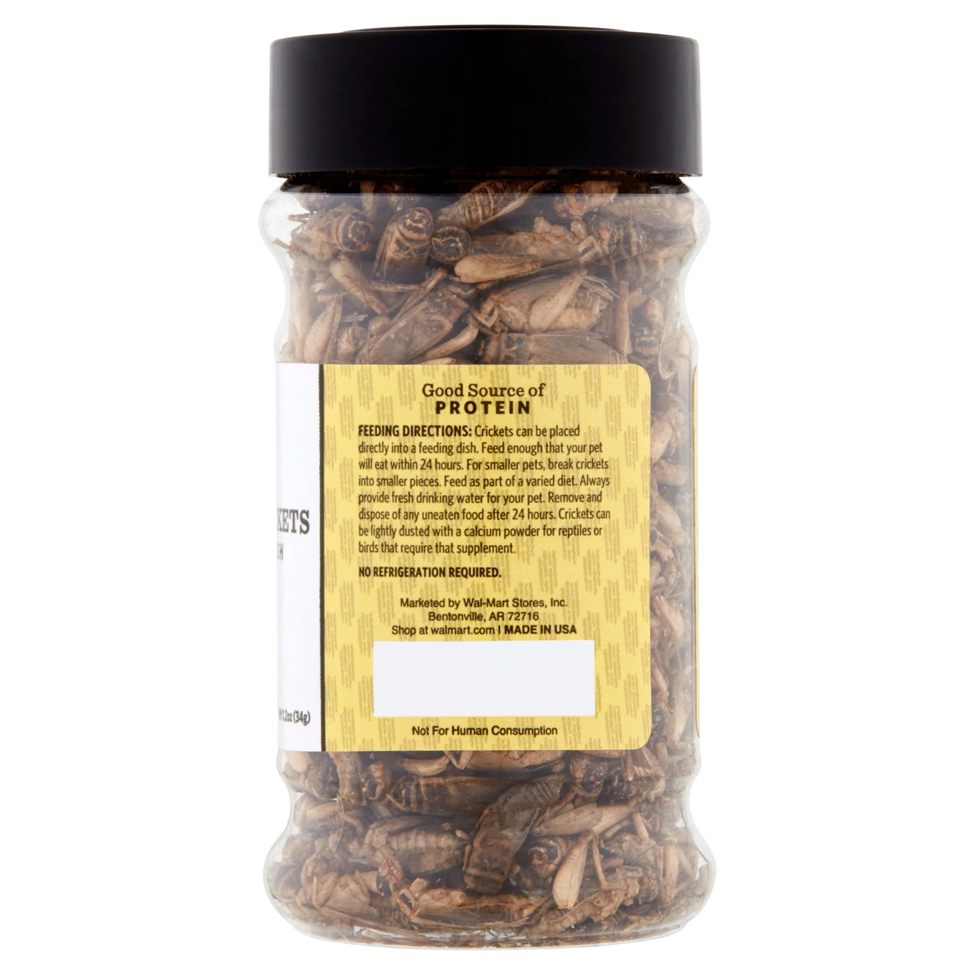 Freeze-Dried Crickets for Birds, Reptiles & Fish, 1.2 Oz