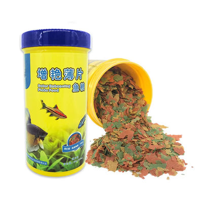 250Ml Highly Nutritious Fish Feed Color Enhancing Fish Food for Goldfish All Aquarium Tropical Fish Grow Fast Healthy Fish Food