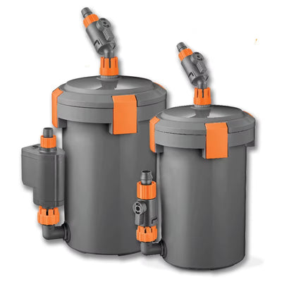 Aquarium Filter Bucket with Water Pump Ultra Quiet Multi-Layer Sponge Inlet and Outlet Filter External Fish Tank Filter Bucket