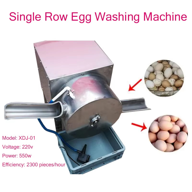 Profession 220V Food Processors Chicken Duck Goose Egg Cleaning Egg Washing Machine Poultry Farm Equipment