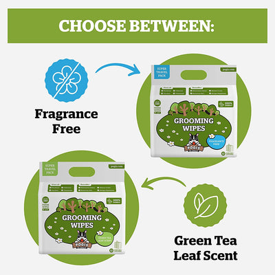 Pogi'S Grooming Wipes - Hypoallergenic Pet Wipes for Dogs & Cats - Plant-Based, Earth-Friendly, Deodorizing Dog Wipes