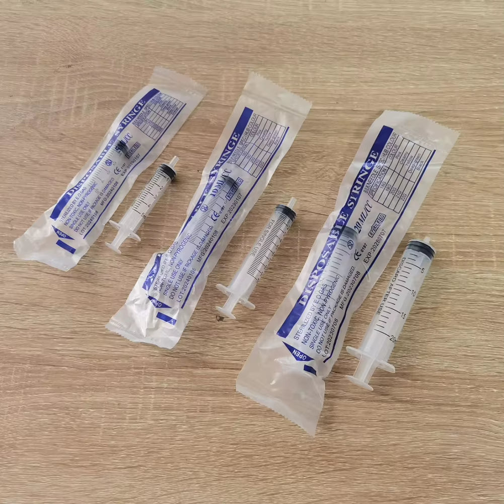 10 Pcs Bird Feeding Breast Feeding Medicine Feeder 5Ml 10Ml 20Ml Plastic Syringe Needleless Syringe Pigeon Feeding