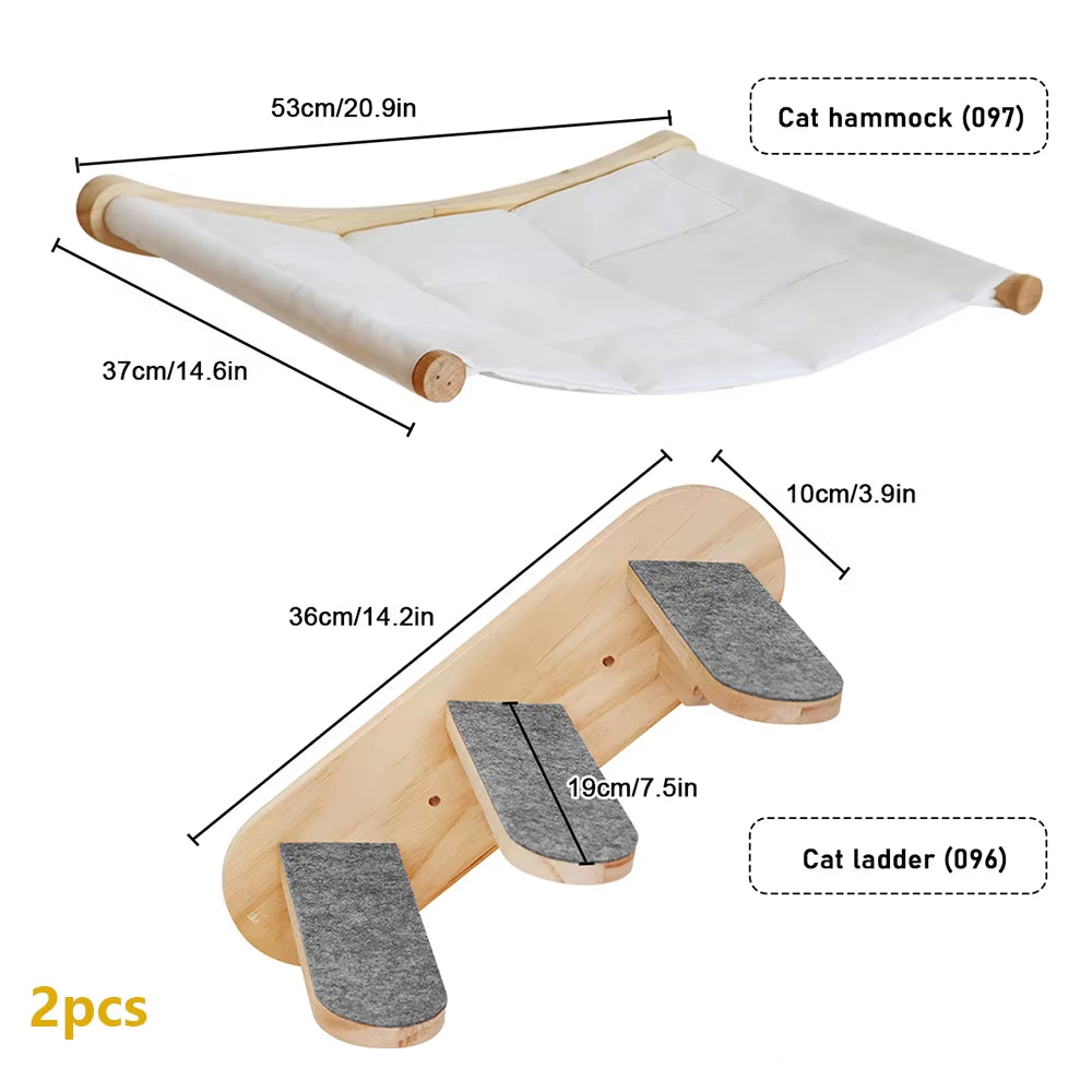 Wall-Mounted Cat Scratching Rope Jute Cats Climbing Shelves Jumping Platform & Pedal for Cats Sleeping Cat Furniture Pet Toys