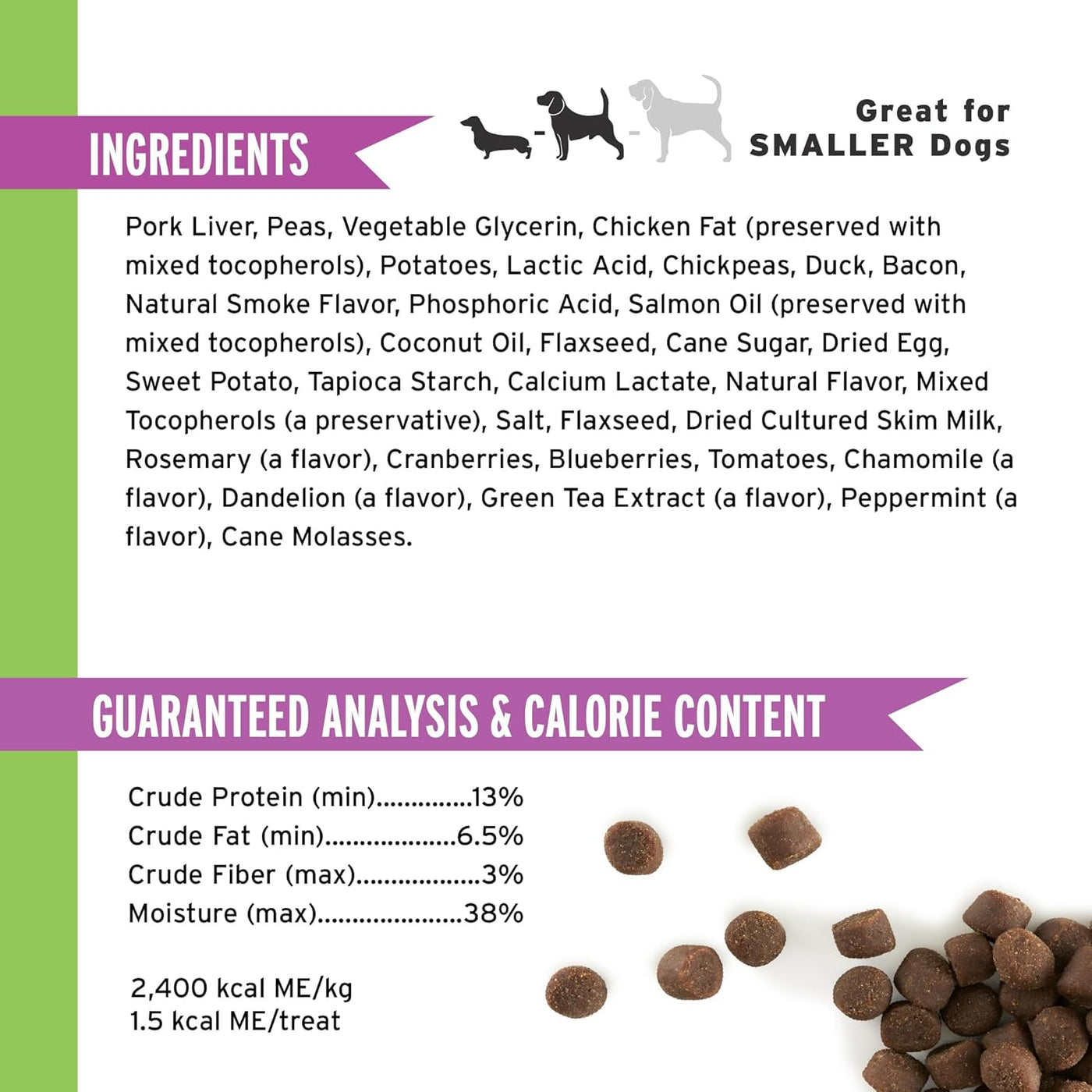 4 Oz. Pouch Training Reward Mini Soft & Chewy, Duck and Bacon Flavor, with 200 Treats per Bag, the Choice of Top Trainers