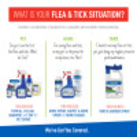(2 Pack)  Flea and Tick Spray for Cats, 16 Ounces