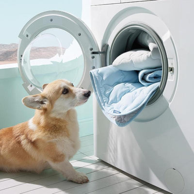 Bedsure Cooling Mat – Washable Cooling Pet Pad for Cat, Portable Kennel Puppy Bed for Summer, Non-Slip Summer Crate Pad for Dog