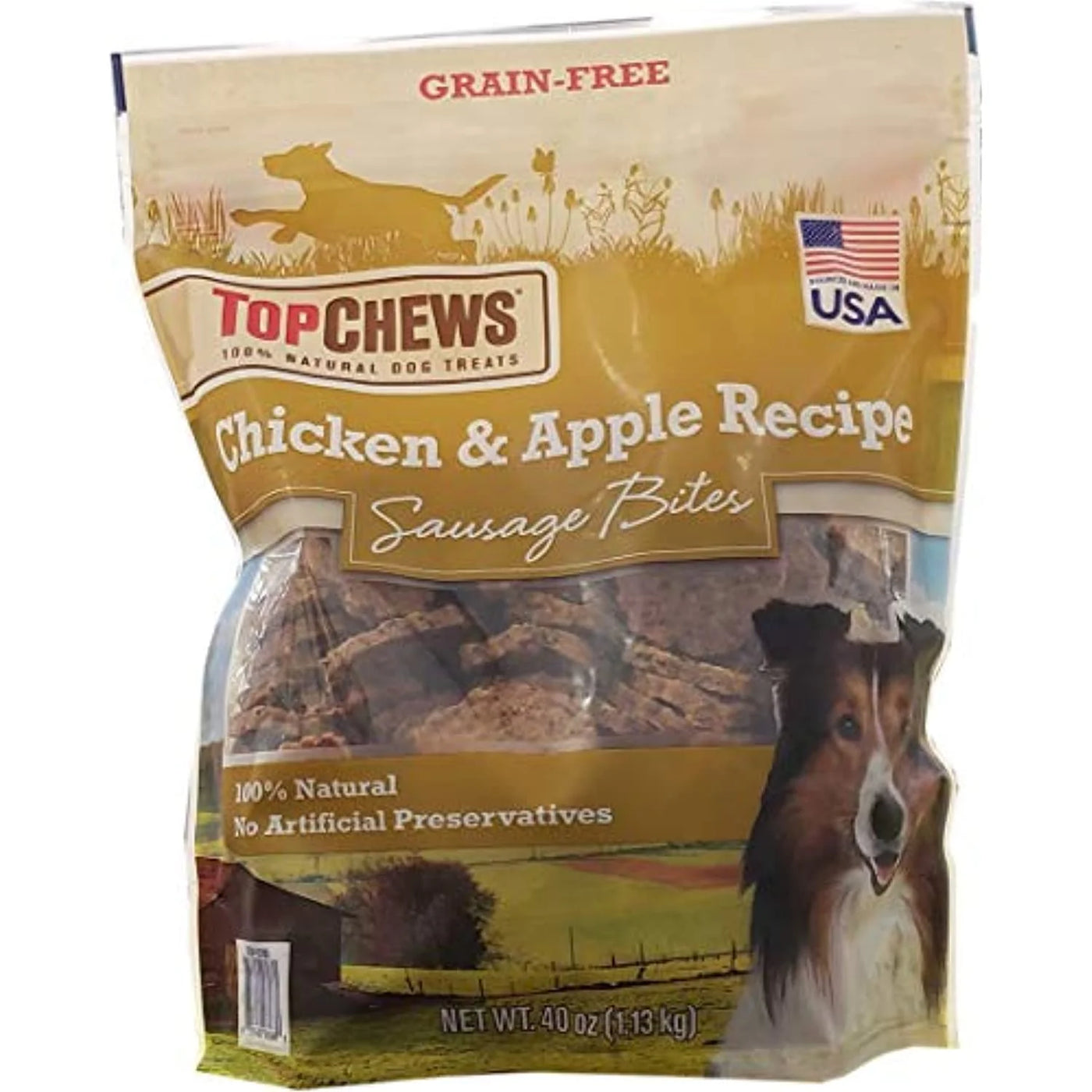 Top Chews Chicken & Apple Recipe 100% Natural Dog Treats