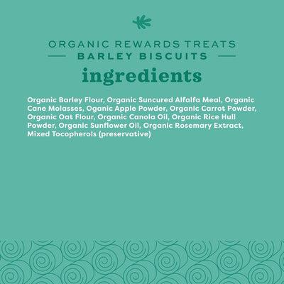 Animal Health Simple Rewards Barley Biscuit Treats, Barley Guinea Pig & Bunny Treats, Pet Snack for Rabbit, Carrot, Apple, Made with  Guinea Pig Hay, Alfalfa for Rabbit, 2.65 Oz Bag