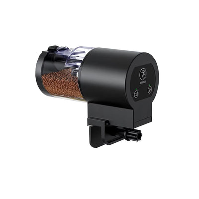 Automatic Fish Feeder for Aquarium,100Ml Capacity Auto Fish Feeders Easy to Set up with Battery