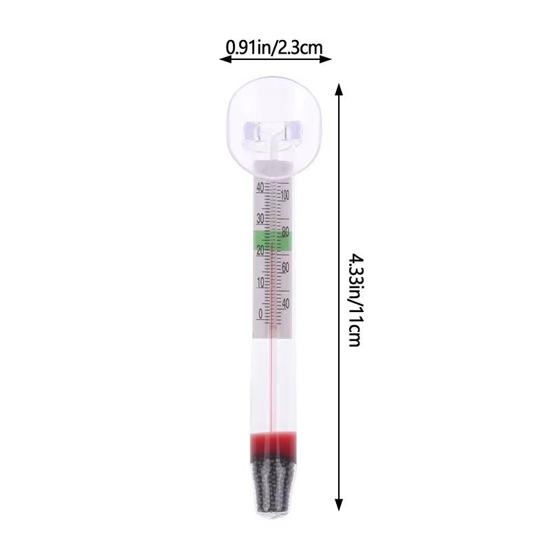 Multifunctional Aquarium Fresh/Salt Fish Thermometer 3D Digital Fish Tank Temperature Measurement Fish Tank Temp Meter 0-40℃ New