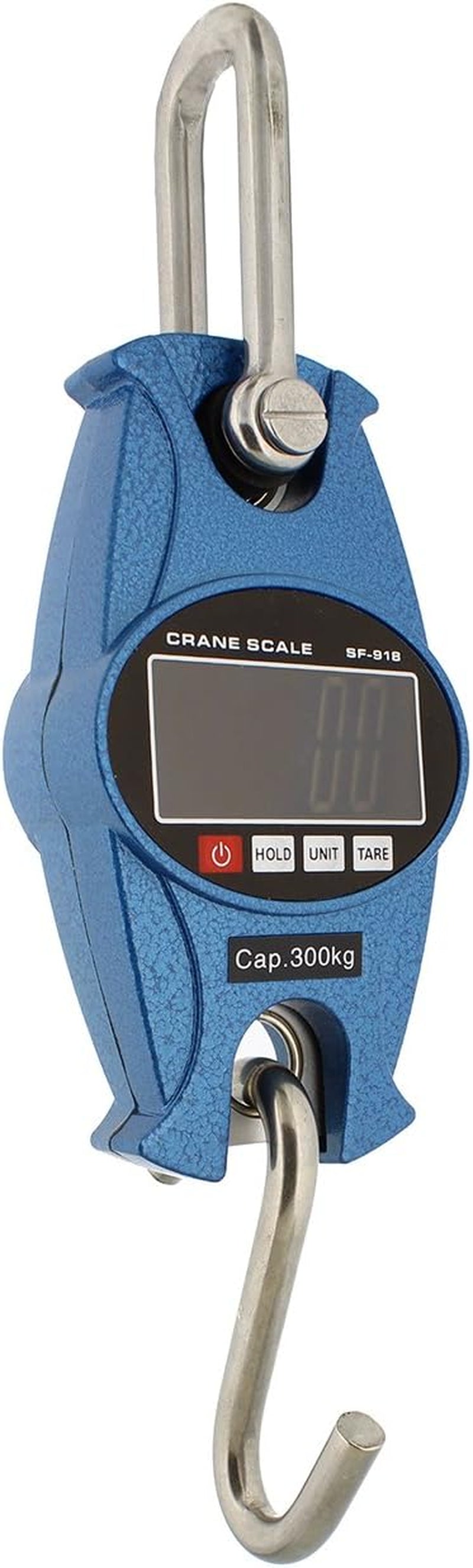 Crane Scale Digital Industrial Heavy Duty Hanging Scale, Blue Case Weight Scale Hook Lift Farms, Fish, Deer