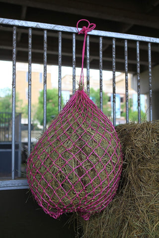 2 Pcs Classic Slow Hay Feeder Hay Nets, 40" Length with 2" Holes, Horse Supplies Hay Bags for Horses, Goat Feed