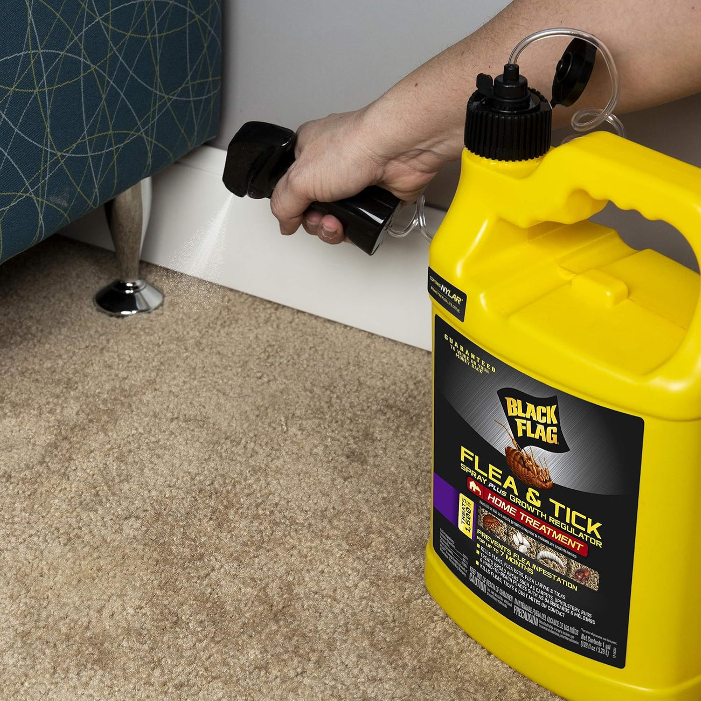 Extreme Flea Killer plus Growth Regulator RTU for Insects, 1-Gal, 128 Oz