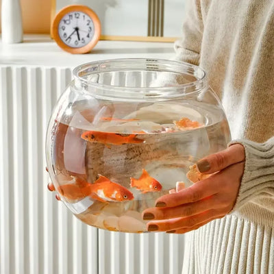 Fish Bowl Small Aquariums for Small Ornamental Fish and Reptiles High Transparency Glass Good View Aquarium Tank Fish Tank