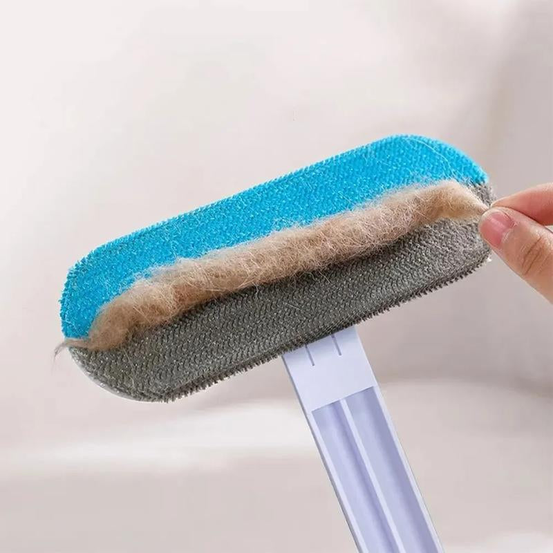 Garfeel Daddy Pet Dog Cat Hair Remover Fur Removal Tool 4 in 1 Lint Brush for Furniture, Couch, Carpet and Clothes, Reusable Roller Cleaning Popular Brush Easy Cleaning and Washable Long Handle Design Outdoorfun