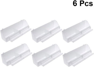 Bird Feeder for Cage : 6Pcs Hanging Bird Feeder Cups with Perch Plastic Parakeet Food Bowl for Parrots Cockatiel, 8.27X2.56X1.97 Inch
