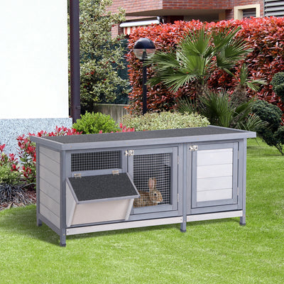 Wooden Rabbit Hutch Bunny 