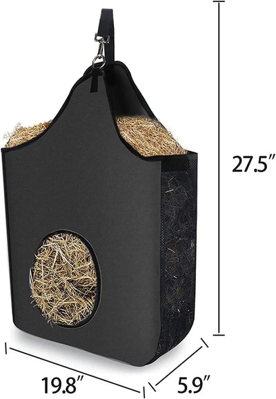 Hay Bag for Horse Pouch Oxford Feeding Waterproof Animals Feeder Hay Sheep Horse Accessories Equestrian Equipment Farm Supplies