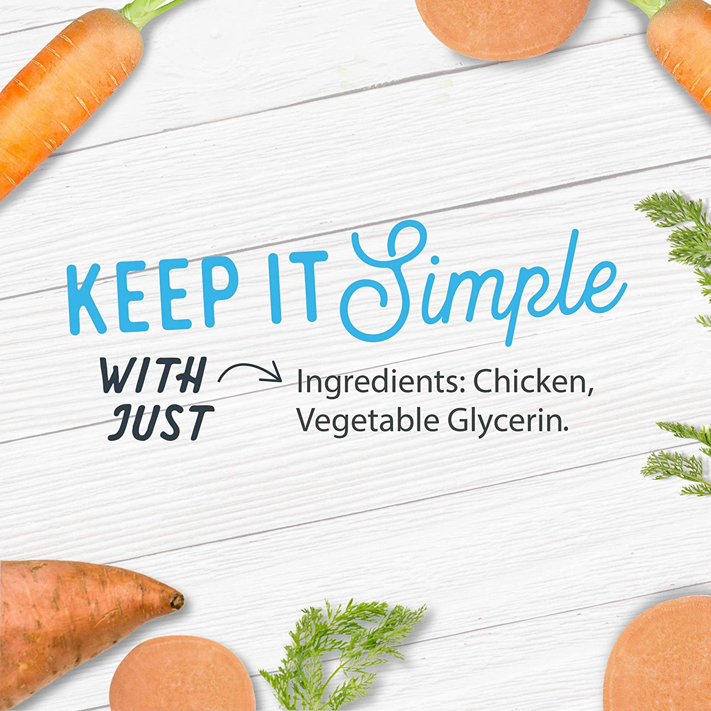 Dogs Love Chicken Jerky Dog Treats, Premium Two-Ingredient Dog Jerky with Usa-Raised Chicken, 3-Pound Bag