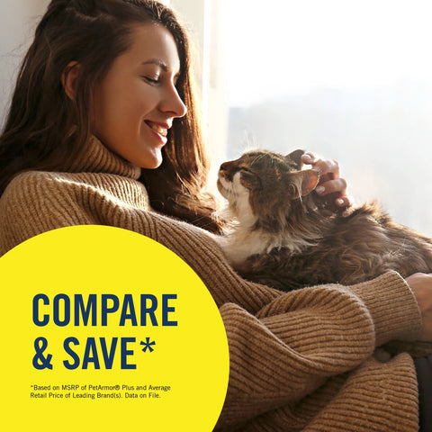 plus for Cats over 1.5 Lbs, Flea & Tick Prevention for Cats, 6-Month Supply