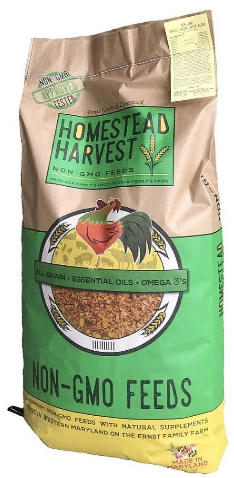 'S Non-Gmo Plain Ol' Scratch Grain for All Classes of Livestock, 40 Lbs