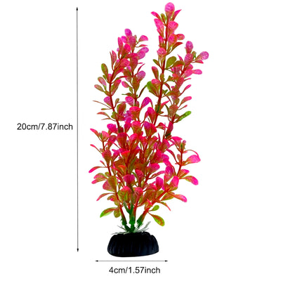 Artificial Aquarium Decor Plants Plastic Aquatic Plants Underwater Plants Aquarium Accessories Decoration Piante Acquario