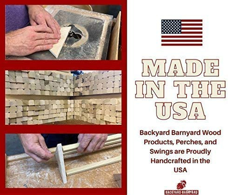 Mini Chick Perch Strong Roosting Bar Made in the USA!!! Jungle Gym Chicken Toys for Coop and Brooder for Baby Chicks El Pollitos La Pollita Pollos Gallinas Polluelos