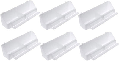 Bird Feeder for Cage : 6Pcs Hanging Bird Feeder Cups with Perch Plastic Parakeet Food Bowl for Parrots Cockatiel, 8.27X2.56X1.97 Inch