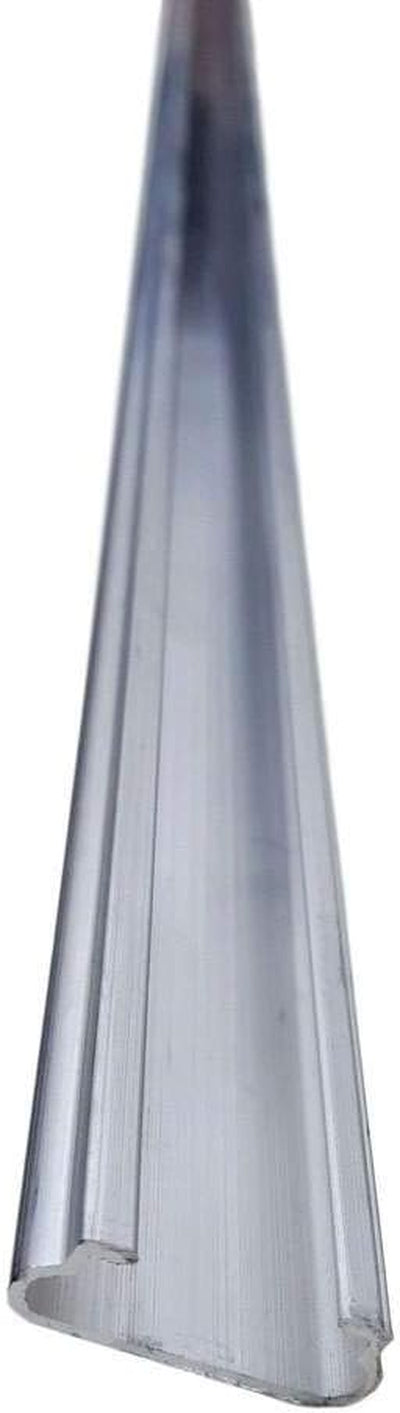 Lock Channel for Greenhouse Spring Wire U-Channel, 20 Pack, for Plastic Poly Film and Shade Cloth Attachment