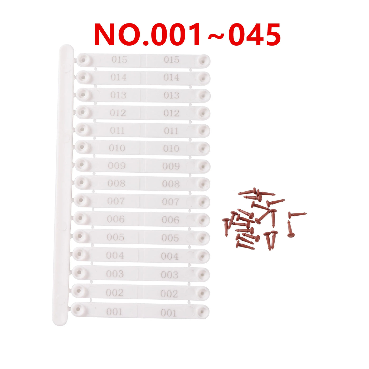 Chicken Wings Identification Ring Bird Quail Pigeon Duck Goose Chicken Wings Identifier Poultry Farm Chick Wings Ring 1Set